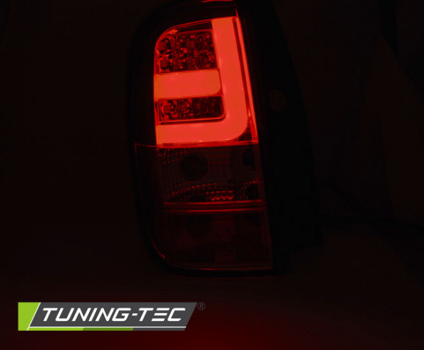 LED Lightbar Design Rückleuchten für Dacia / Renault Duster 10-14 rot/rauch